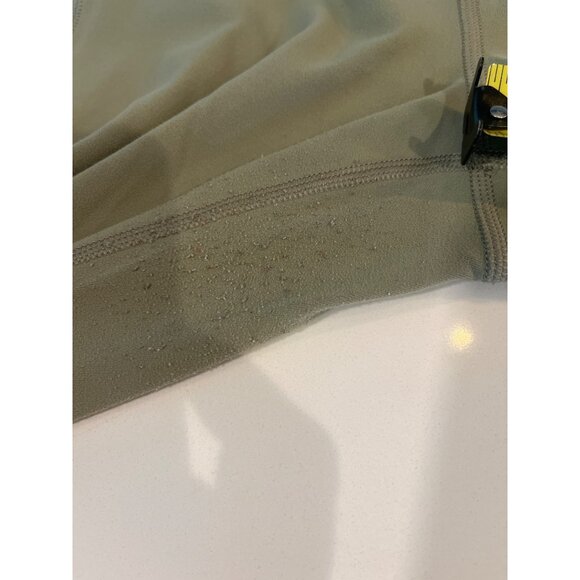 Athleta Salutation Crop Jogger Pants L Green Nylon/Spandex Womens Elastic Waist - Picture 6 of 6